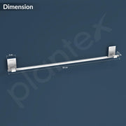 Plantex 304 Grade Stainless Steel 24 inch Single Towel Rod/Towel Holder for Bathroom/Towel Bar/Hanger/Stand/Bathroom Accessories - Senso (Chrome)