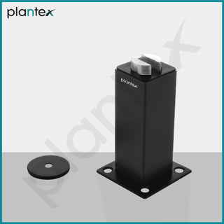 Plantex Magnetic Door Stopper for Home/Main Door/Wooden Door/Gate - Pack of 3 (Matt Black)