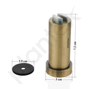 Plantex Magnetic Door Stopper for Home/Gate Stopper for Door/Door Stopper for Home/Door Holder Stopper - Pack of 2 (Brass Antique)