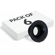 Plantex Knobs for Drawers/Drawer Knobs/Round Knob for Cabinets/Pull-Push Knob for Kitchen/Bedroom Drawer - Pack of 6 (Black)