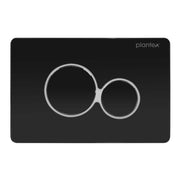 Plantex Flush -Plate/Push Plate for Toilet/Mechanical Dual-Flush Plate/Water Saving Technology - Pack of 1 (4511, Black)