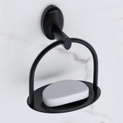 Plantex 304 Grade Stainless Steel Soap Holder/Soap Dish/Soap Stand for Bathroom and Wash Basin/Bathroom Accessories - Oreva (Black)