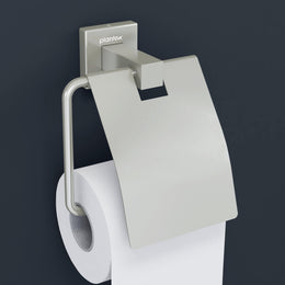 Plantex Stainless Steel Toilet Paper Holder/Roll Holder for Bathroom/Tissue Paper Holder/Bathroom Accessories - Pack of 1, Aqua (Satin)