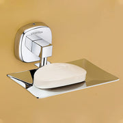 Plantex 304 Grade Stainless Steel Soap Holder for Bathroom/Soap Dish/Soap Stand/Bathroom Accessories - Maxx (Chrome)