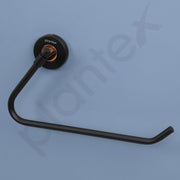 Plantex Towel Hanger for Bathroom/Solid Brass & SS-304 Grade Napkin Holder for Wash Basin/Napkin Hanger/Kitchen/Bathroom Accessories - (Matt Black & Rose Gold)