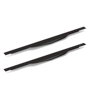 Plantex Profile Handle for Kitchen Cabinet/22 Inch Aluminium Drawer Profile Handle/Wardrobe Pull Handle for Home/Office/Hotel - Pack of 2 (Black)