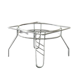 Plantex Stainless Steel Matka Stand/Ghada/Matki Stand/Plant Pot Stand for Balcony/Kitchen Accessories Items for Home (Chrome,Stainless Steel)