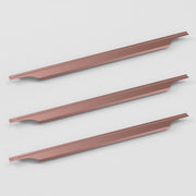 Plantex Profile Handle for Kitchen Cabinet/24 Inch Alluminium Drawer Profile Handle/Wardrobe Pull Handle for Home/Office/Hotel - Pack of 3 (Rose Gold)