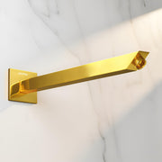 Plantex 18-Inch Shower Arm for Overhead Shower/Stainless Steel Shower Pipe/Wall Mount Bathroom Fitting with ½-Inch Thread - Pack of 1 (Gold)