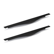 Plantex Profile Handle for Kitchen Cabinet/14 Inch Aluminium Drawer Profile Handle/Wardrobe Pull Handle for Home/Office/Hotel - Pack of 2 (Black)