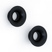 Plantex Knobs for Drawers/Round Drawer Knobs for Cabinets/Pull-Push Knobs for Kitchen/Bedroom Drawer - Pack of 2 (Black)