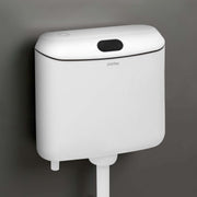 Plantex Single Flushing Cistern for Bathroom/Flush Tank for Toilet with 8 Ltr Water Capacity/Polypropylene Toilet Flush Tank - Pack of 1 (White)
