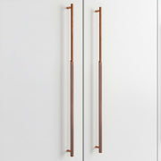 Plantex Stainless Steel & Aluminium Cabinet Handle/600mm Wardrobe Handle for Home/Cupboard Door Pull-Push Handles for Office - Pack of 2 (Rose Gold)
