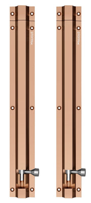 Plantex Stainless Steel 12 inch Tower Bolt/Tower Bolt for Home,Offices Doors and Windows/Tower Bolt for Main Door/Door Latch/Kundi/Chitakini/Door Latch for Windows (Rose Gold, Pack of 2)