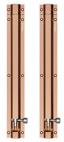 Plantex Stainless Steel 12 inch Tower Bolt/Tower Bolt for Home,Offices Doors and Windows/Tower Bolt for Main Door/Door Latch/Kundi/Chitakini/Door Latch for Windows (Rose Gold, Pack of 2)