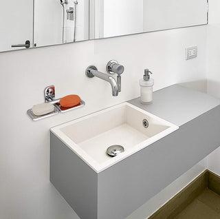 Plantex Dream Stainless Steel Double Soap Dish Stand for Bathroom & Kitchen/Soap Dish/Bathroom Accessories - Wall Mounted - Chrome (Pack of 1)