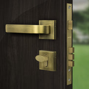 Plantex Heavy Duty Door Lock - Main Door Lock Set with 3 Keys/Mortise Door Locks for Home/Office/Hotel (7107 - Brass Antique)