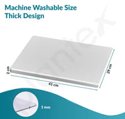Plantex Large Chopping Board Stainless Steel/Scratch-Resistant Chopper Board/Non-Slip, Odour-Proof & Bacteria-Resistant Cutting Pad for Kitchen