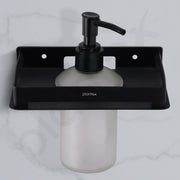 Plantex Liquid Soap Dispenser for Bathroom/Stainless Steel Shampoo Dispenser/Handwash Dispenser for Bathroom/Bathroom Accessories - Pack of 1 (Black)