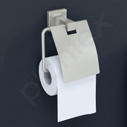 Plantex Stainless Steel Toilet Paper Holder/Roll Holder for Bathroom/Tissue Paper Holder/Bathroom Accessories - Pack of 1, Aqua (Satin)