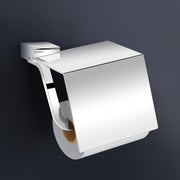 Plantex Super Brass Toilet Roll Holder for Bathroom/Tissue Roll Holder for Washroom/Toilet Paper Holder for Bathroom Accessories - Arrete (Chrome)