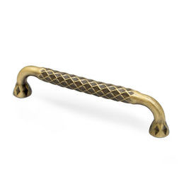 Plantex Cabinet Handle/160mm Handle for Cabinet/Wardrobe Handle/Door Pull-Push Handle for Home/Office - Pack of 1 (Brass Antique)