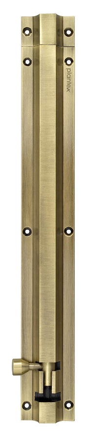 Plantex Stainless Steel Tower Bolt 12 inch/Tower Bolt for Home,Offices Doors and Windows/Tower Bolt for Main Door/Door Latch/Kundi/Chitakini/Door Latch for Windows - Pack of 1 (Brass Finish)