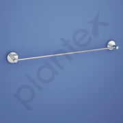 Plantex Smero Pure Brass Towel Hanger for Bathroom/Single Towel Rod/Towel Bar/Bathroom Accessories - Circle (24 Inch-Chrome)