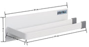 Plantex Magnetic Double Napkin Holder/Towel Holder/Towel Hanger for Kitchen/Bathroom/Bathroom Accessories- (White)