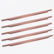 Plantex Profile Handle for Kitchen Cabinet/30 Inch Alluminium Drawer Profile Handle/Wardrobe Pull Handle for Home/Office/Hotel - Pack of 5 (Rose Gold)