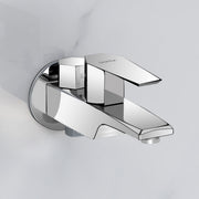 Plantex Pure Brass 2 in 1 Tap for Washing Machine with Water Saving Aerator/2-Way Bib Cock for Bathroom with Wall Flange & Teflon Tape (Celesiya-1245)