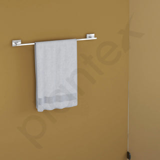 Plantex Stainless Steel Towel Hanger for Bathroom/Single Towel Rod/Towel Bar/Towel Hanger/Bathroom Accessories - Nexa (Chrome) 24 Inch