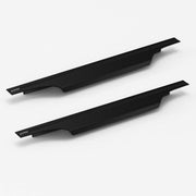 Plantex Profile Handle for Kitchen Cabinet/14 Inch Aluminium Drawer Profile Handle/Wardrobe Pull Handle for Home/Office/Hotel - Pack of 2 (Black)