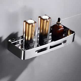 Plantex Stainless Steel Bathroom Shelf for Wall/Kitchen Shelf/Bathroom Shelf and Rack/Bathroom Accessories(12 X 5 Inches-Chrome Finish)