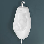 Plantex Ceramic Urinal Toilet for Men/Premium Wall Mount Large Urinal Pot for Gents/Male/Boy/Toilet for Washroom - (Unique, White)