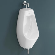 Plantex Ceramic Urinal Toilet for Men/Premium Wall Mount Large Urinal Pot for Gents/Male/Boy/Toilet for Washroom - (Unique, White)
