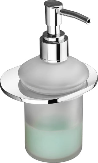 Plantex Fully Brass Smero Liquid Soap Dispenser/Hand Wash Dispenser/Shampoo Dispenser/Bathroom Accessories - Chrome (AQ-8136)