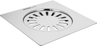 Plantex Classic 304 Grade Stainless Steel Floor Drain/Bathroom Drain Cover/Jali for Bathroom Drain- (6x6 inches) - Chrome