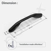 Plantex Cabinet Handle/96mm Handle for Wardrobe/Kitchen Handle/Pull-Push Handle for Home/Office - Pack of 1 (Black)