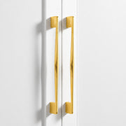 Plantex Cabinet Handle/224mm Handle for Wardrobe/Kitchen Handle/Pull-Push Handle for Home/Office - Pack of 2 (Gold)