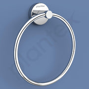 Plantex Stainless Steel Round Napkin Hanger for Bathroom/Towel Holder for Wash Basin/Napkin Holder/Bathroom Accessories - (Chrome) Pack of 1
