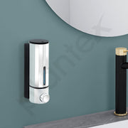 Plantex Soap Dispenser for Bathroom/ABS Shampoo Dispenser/Handwash Dispenser/Soap Dispenser for Washbasin/Bathroom Accessories - Pack of 1 (Chrome)