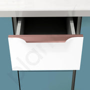 Plantex Profile Handle for Kitchen Cabinet/14 Inch Alluminium Drawer Profile Handle/Wardrobe Pull Handle for Home/Office/Hotel - Pack of 3 (Rose Gold)