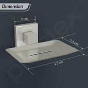 Plantex Soap Holder for Bathroom/Stainless Steel Soap Stand/Soap Case/Soap Dish/Bathroom Accessories Ã¢â‚¬â€œ Aqua (Satin)