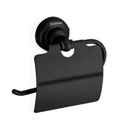 Plantex 304 Grade Stainless Steel Toilet Paper Roll Holder/Toilet Paper Holder/Tissue Roll Holder for Bathroom Accessories - Skyllo (Black)