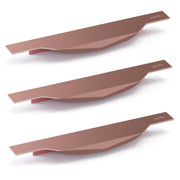 Plantex Profile Handle for Kitchen Cabinet/8 Inch Aluminium Drawer Profile Handle/Wardrobe Pull Handle for Home/Office/Hotel - Pack of 3 (Rose Gold)