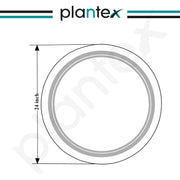 Plantex Glass Mirror With Light With 3 Tone/Touch Wall Mount Mirror For Bedroom/Dressing Room/Living Room - Round Shape (24 Inch), White