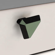 Plantex Knobs for Drawer/Drawer Knobs/Triangle Knob for Cabinets/Drawer Handle/Pull-Push Knob for Kitchen/Bedroom Drawers - Pack of 1 (SH-431, DC-Black & Green)
