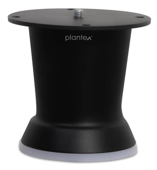 Plantex 3 Inch Sofa Legs for Bed Furniture/Sofa Legs for Table/Sofa Support Legs with Rubber Grip (Black, 4 Pcs)