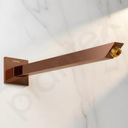 Plantex 14-Inch Shower Arm for Overhead Shower/Stainless Steel Shower Pipe/Wall Mount Bathroom Fitting with Ã‚Â½-Inch Thread - Pack of 1 (PVD Rose Gold)